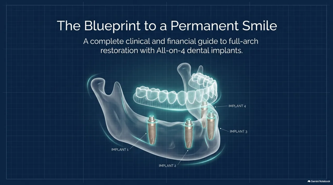 Slide 1: Engineered for Life — title slide of the dental implant biomechanics deck