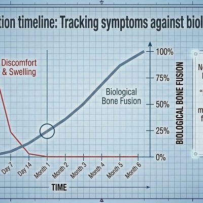 Why You Feel Healed at Week Two: Symptoms vs. Bone Fusion