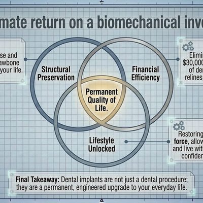 The Return on a Permanent Implant Investment: Structure, Money, and Life