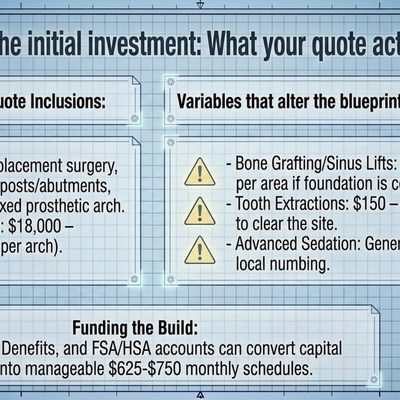 What Your Implant Quote Covers &mdash; and the Fees That Change the Blueprint