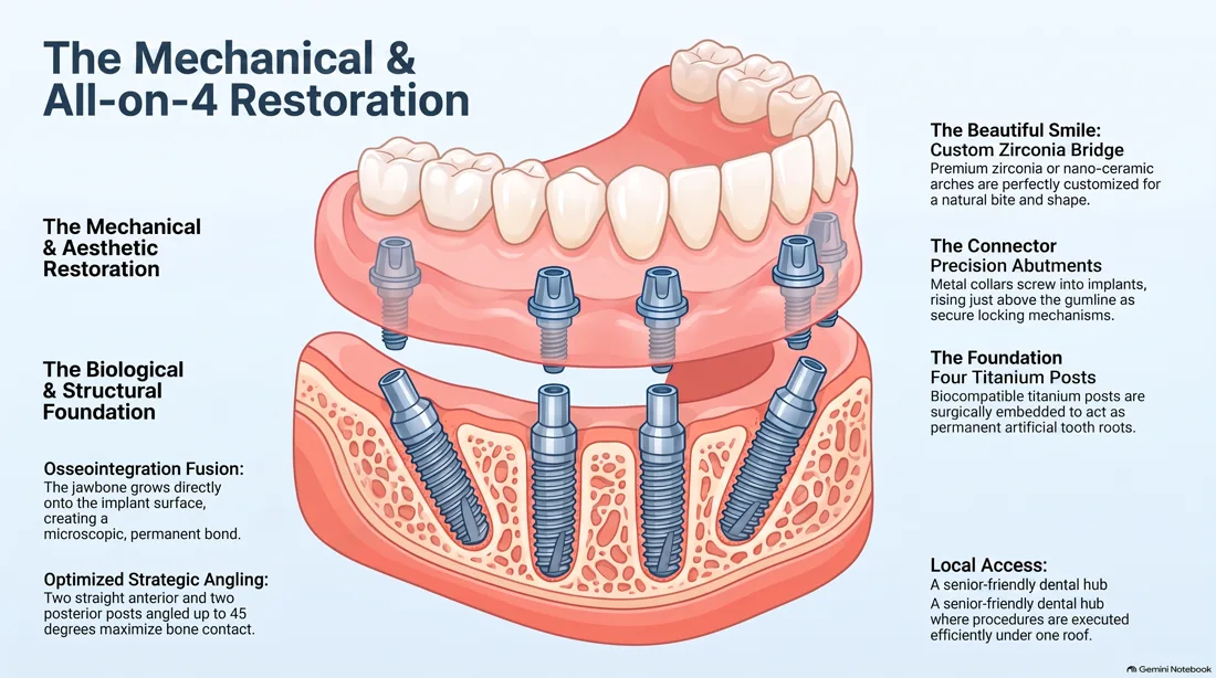 The All-on-4 restoration: mechanical breakdown