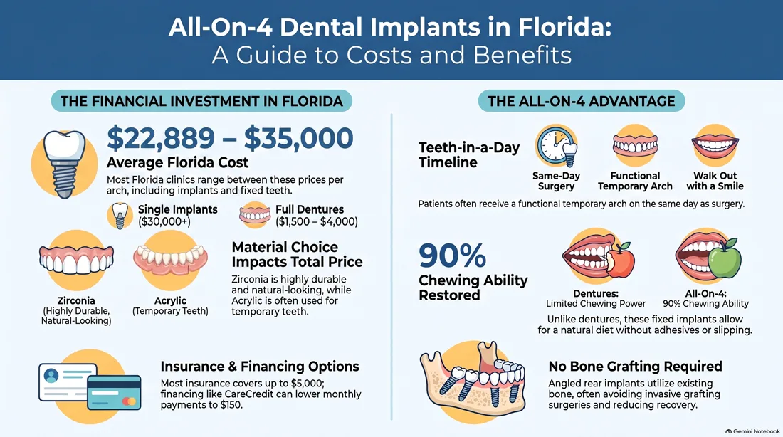 All-on-4 dental implants in Florida: a guide to costs and benefits